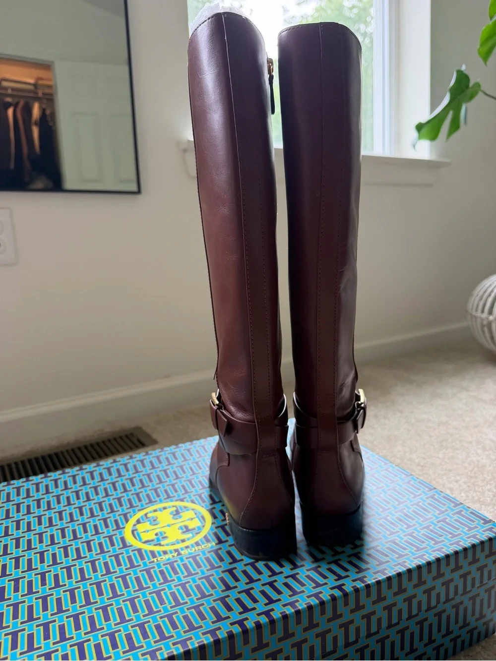 Tory Burch - Brooke 25MM Knee Boot - Calf leather